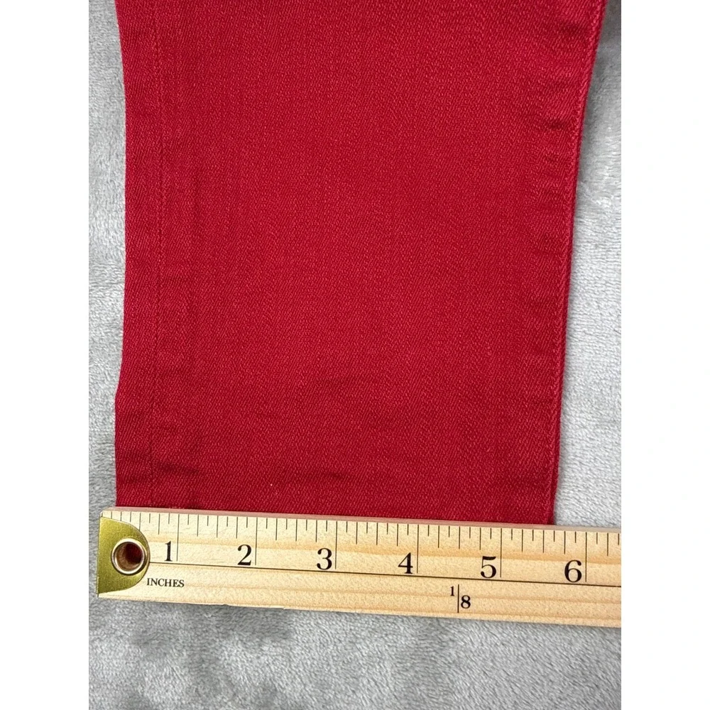 KUT from the Kloth Diana Skinny Jeans Red Size 6 Cotton Blend Stretch Denim - Picture 4 of 8